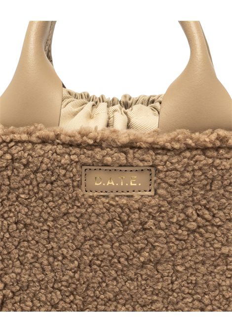 CUBO BAG TEDDY BEIGE D.A.T.E. | bags | B431 CB TDBI